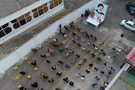 همایش ورزشکاران حامی آیت الله رئیسی در رشت