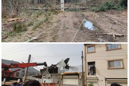 آمادگی اکیپ های عملیاتی توزیع برق گیلان برای مقابله با بحران باد گرم شدید