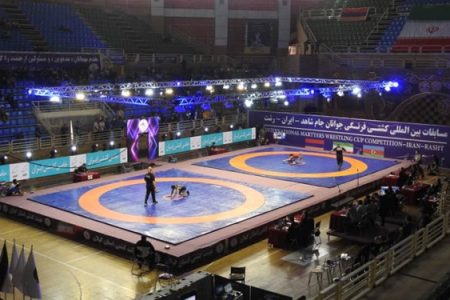 نفرات برتر پنج وزن اول جام بین‌المللی کشتی در رشت