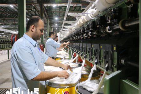 تولید آزمایشی سالن ریسندگی صنایع پوشش افتتاح شد