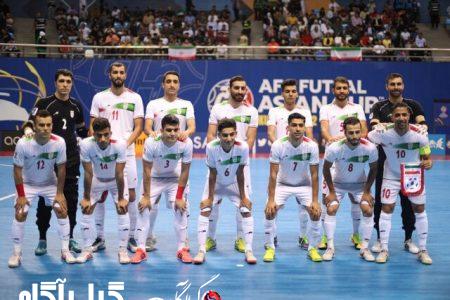 ترکیب تیم ملی فوتسال در فینال جام ملت‌های آسیا