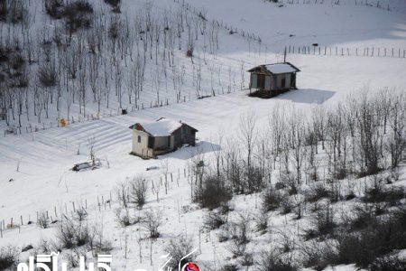 بارش برف در ارتفاعات گیلان/ کاهش ۸ تا ۱۵ درجه ای دما