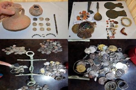 کشف بیش از ۱۰۰۰ قلم اشیاء عتیقه در گیلان