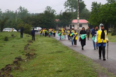 آغاز طرح روستای بدون زباله در موشنگاه سراوان رشت