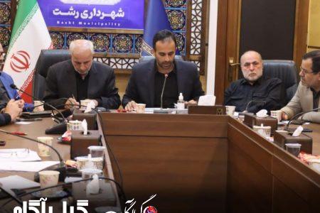 کلنگ زنی دوازده پروژه عمرانی در شهر رشت