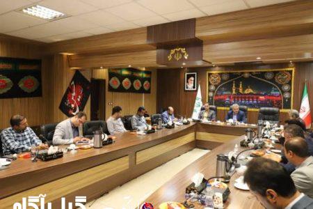 پیگیری آسفالت مناطق پنجگانه شهرداری رشت در جلسه کمیسیون حمل و نقل