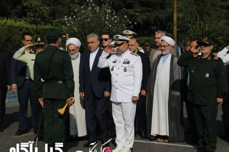 مراسم رژه نیروهای مسلح استان گیلان برگزار شد