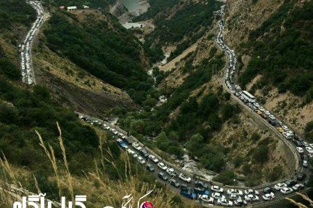 پوشش ۱۵ هزار نفری هلال احمر گیلان به مسافران در محور لوشان- رشت