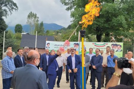 برخورداری ۳ روستای کوهستانی آستارا از گاز طبیعی