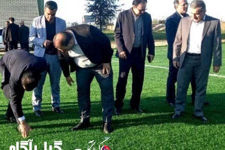 افتتاح چمن مصنوعی مجموعه ورزشی سردار جنگل رشت