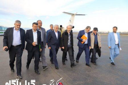 وزیر نیرو وارد استان گیلان شد