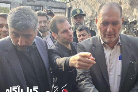 بازدید عضو کمیسیون اجتماعی مجلس از خرابه های کمپ ترک اعتیاد لنگرود