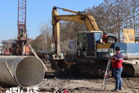 عملیات اجرایی احداث ۵ تقاطع‌ غیرهمسطح رشت آغاز شد