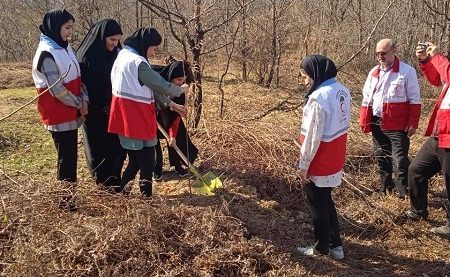 کاشت بیش از هزار اصله نهال در گیلان