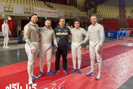 حضور شمشیرباز گیلانی در آخرین مرحله رقابت های گزینشی المپیک