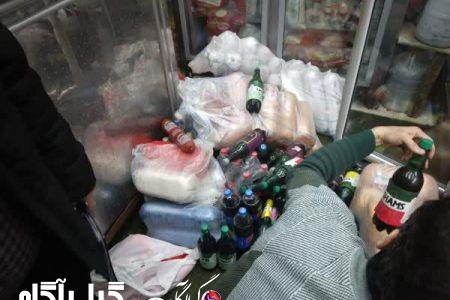 کشف سوسیس، کالباس و نوشابه تاریخ گذشته در رشت