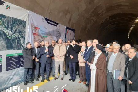 آزادراه منجیل_رودبار با حضور معاون رئیس جمهور به بهره‌برداری رسید