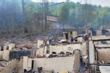 آغاز نقشه برداری واحدهای آسیب دیده از حریق امامزاده ابراهیم