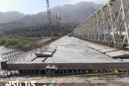 پیشرفت ۹۰ درصدی ساخت پل سفیدرود شهرستان رودبار