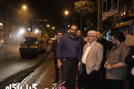 اجرای روکش آسفالت ۴۰۰ هزار متر مربع از محورهای اصلی معابر شهر رشت