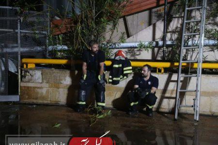 اعزام ۱۲۰ آتش نشان برای اطفای حریق بیمارستان قائم رشت