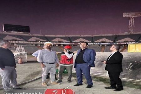 بازدید سرزده و شبانه وزیر ورزش از ورزشگاه آزادی