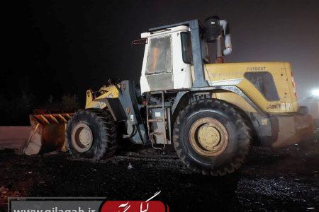 دستگیری متخلفان برداشت شن و ماسه در شهرستان رودبار