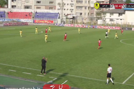 شکست تیم فوتبال سپیدرود رشت مقابل فرد البرز