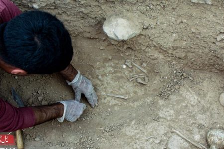 کشف گورستان سه‌هزار ساله در حومه رشت