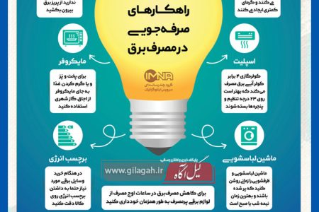اینفوگرافی/ در مصرف برق صرفه جویی کنیم