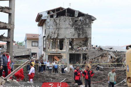 تصاویر حمله تروریستی رژیم صهیونیستی به بافت مسکونی آستانه اشرفیه