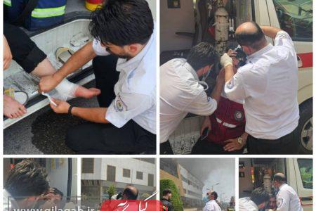 آتش‌سوزی مجتمع ونوس منطقه آزاد انزلی؛افزایش مصدومان حادثه به ۴۰ نفر