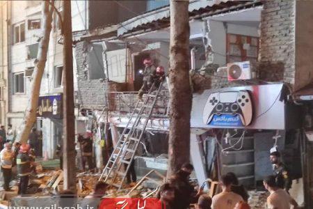 وقوع انفجار در خیابان باهنر رشت