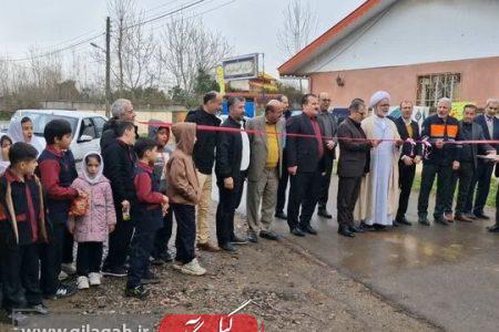 افتتاح ۴۴ پروژه عمرانی و خدماتی در بخش لشت‌نشا