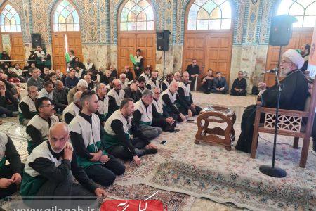 حضور استاندار گیلان در مراسم عزاداری روز شهادت امام رضا(ع) در بقعه خواهر امام
