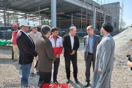 پیشرفت ۵۰ درصدی اردوگاه آموزشی جوانان هلال‌احمر گیلان؛ پروژه ملی در مسیر تکمیل